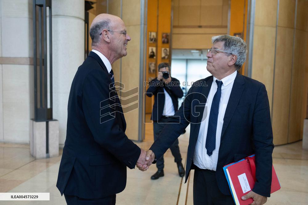 Eric Coquerel meets with the Miniter of Economy about the preparation of the 2026 Budget - Paris RL