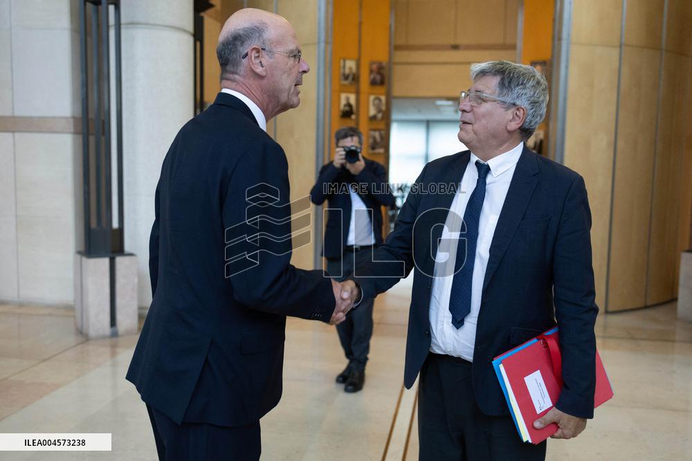 Eric Coquerel meets with the Miniter of Economy about the preparation of the 2026 Budget - Paris RL