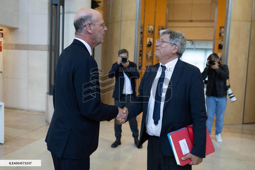 Eric Coquerel meets with the Miniter of Economy about the preparation of the 2026 Budget - Paris RL