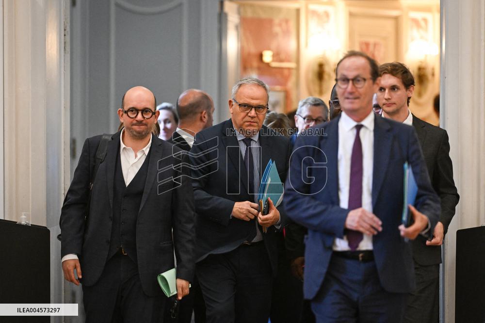 Presser at the French Interior Ministry in Paris FA