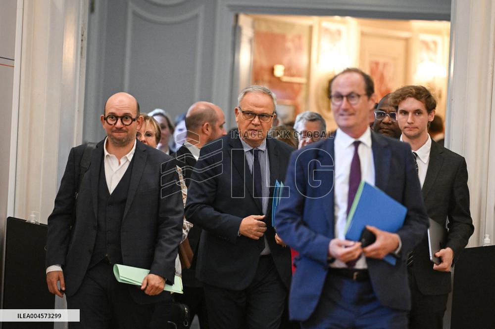 Presser at the French Interior Ministry in Paris FA