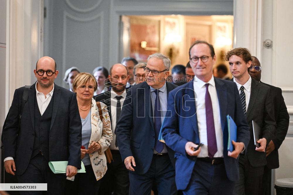 Presser at the French Interior Ministry in Paris FA