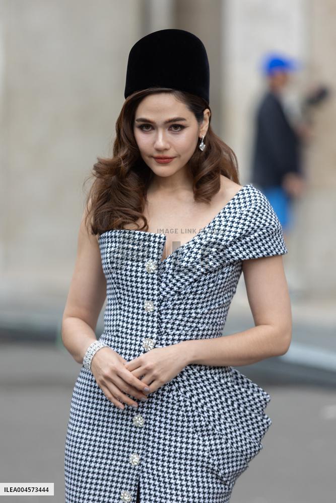 PFW Tamara Ralph Outside Arrivals NB