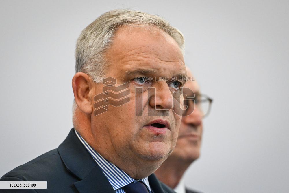 Presser at the French Interior Ministry in Paris FA