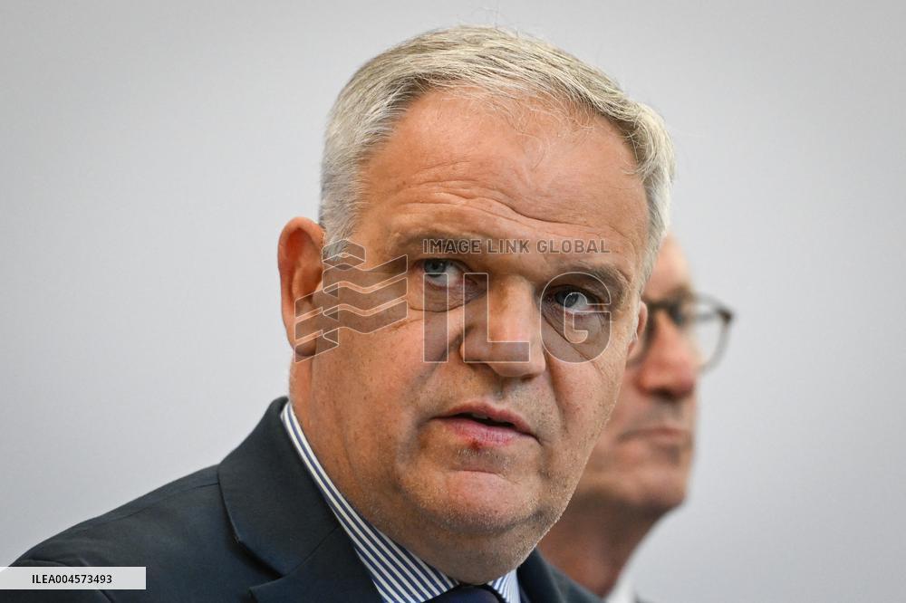 Presser at the French Interior Ministry in Paris FA