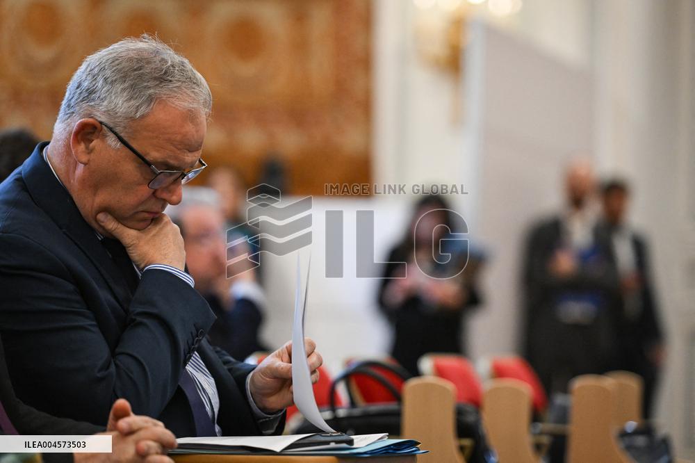 Presser at the French Interior Ministry in Paris FA