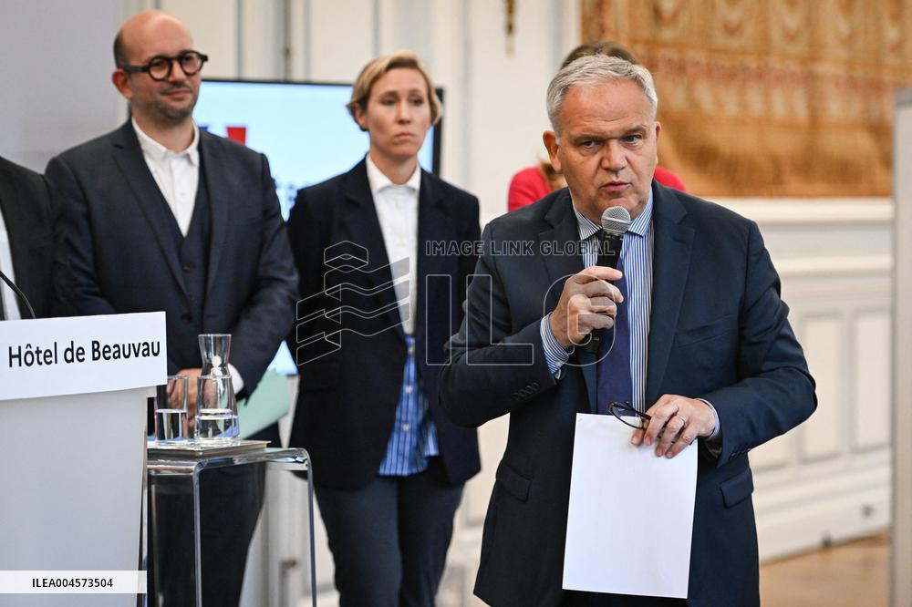 Presser at the French Interior Ministry in Paris FA