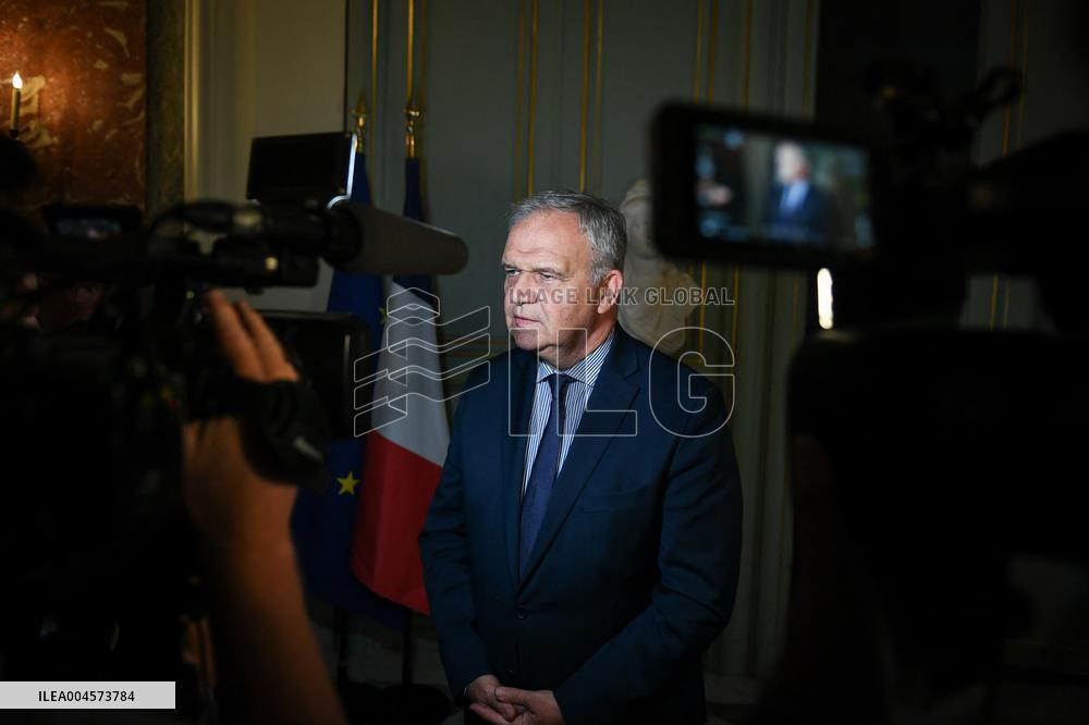 Presser at the French Interior Ministry in Paris FA