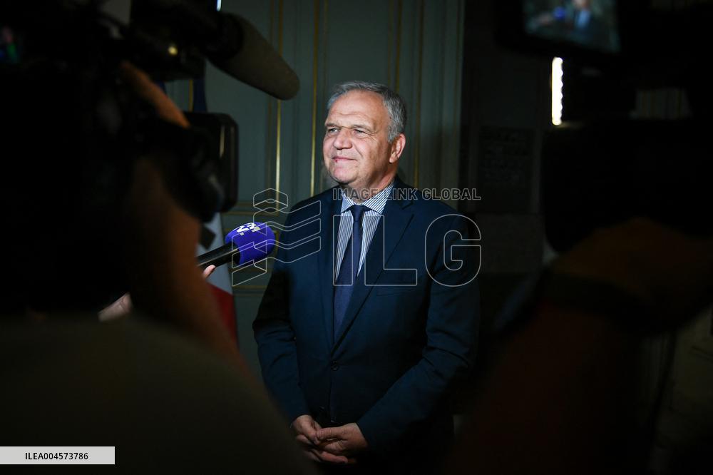 Presser at the French Interior Ministry in Paris FA