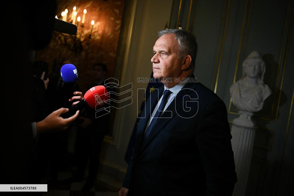 Presser at the French Interior Ministry in Paris FA