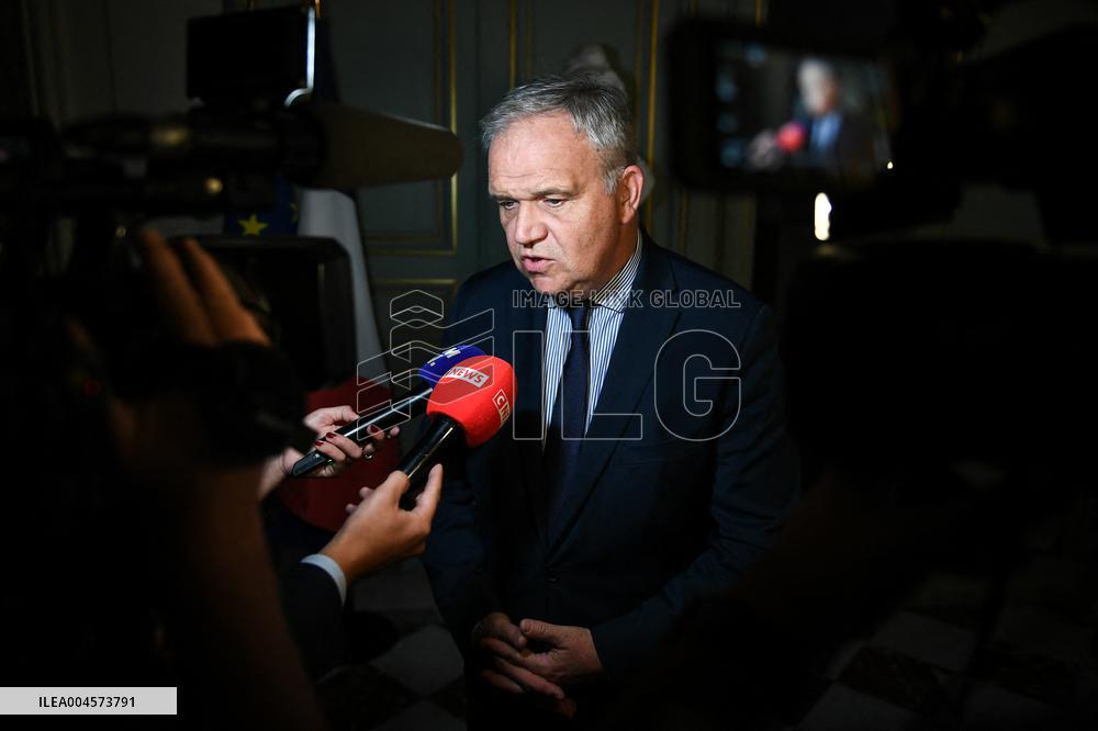 Presser at the French Interior Ministry in Paris FA