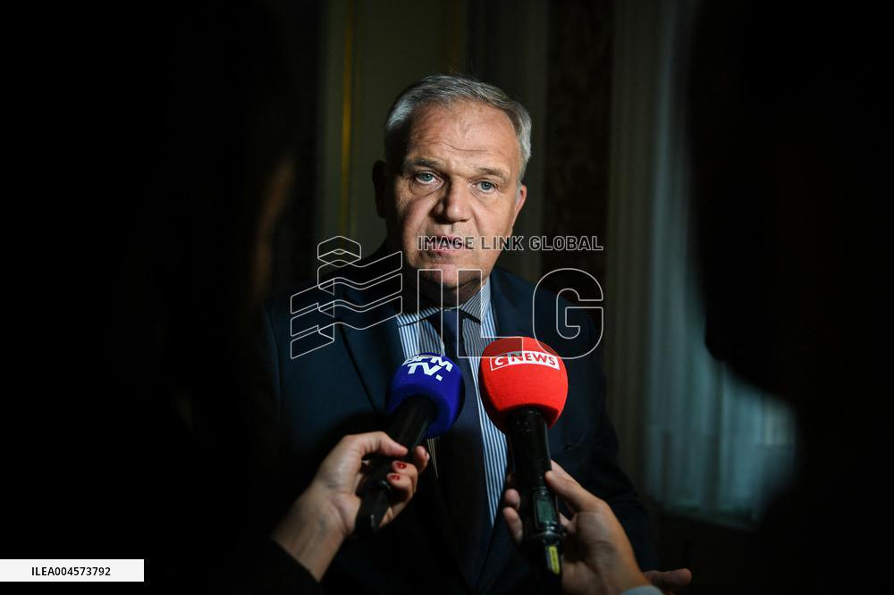 Presser at the French Interior Ministry in Paris FA
