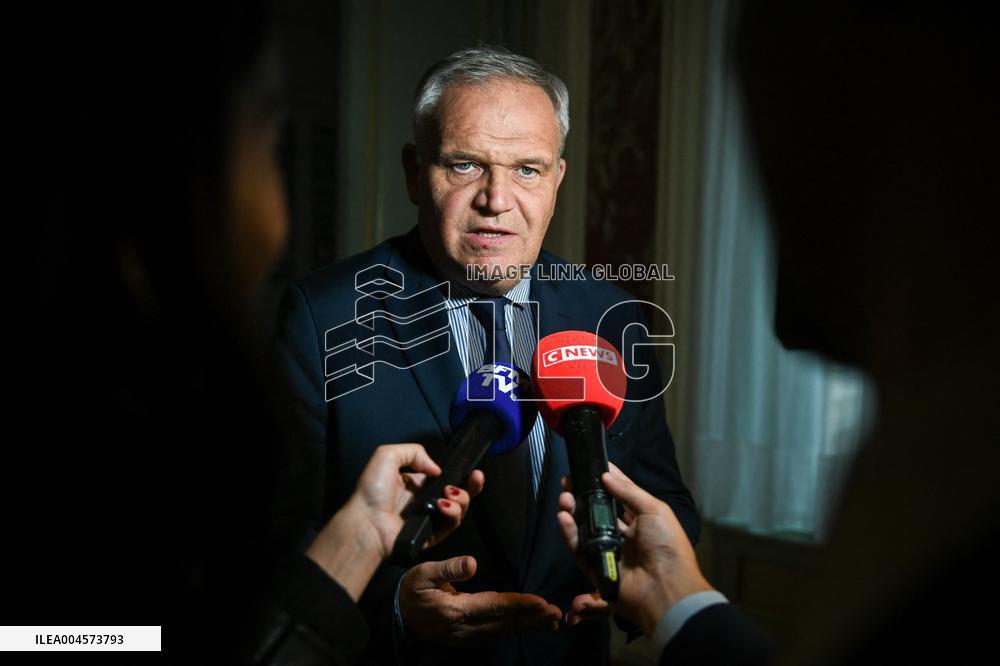 Presser at the French Interior Ministry in Paris FA