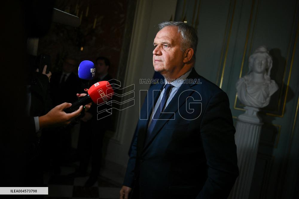 Presser at the French Interior Ministry in Paris FA