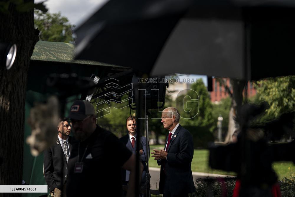 Peter Navarro Interview At The White House - DC