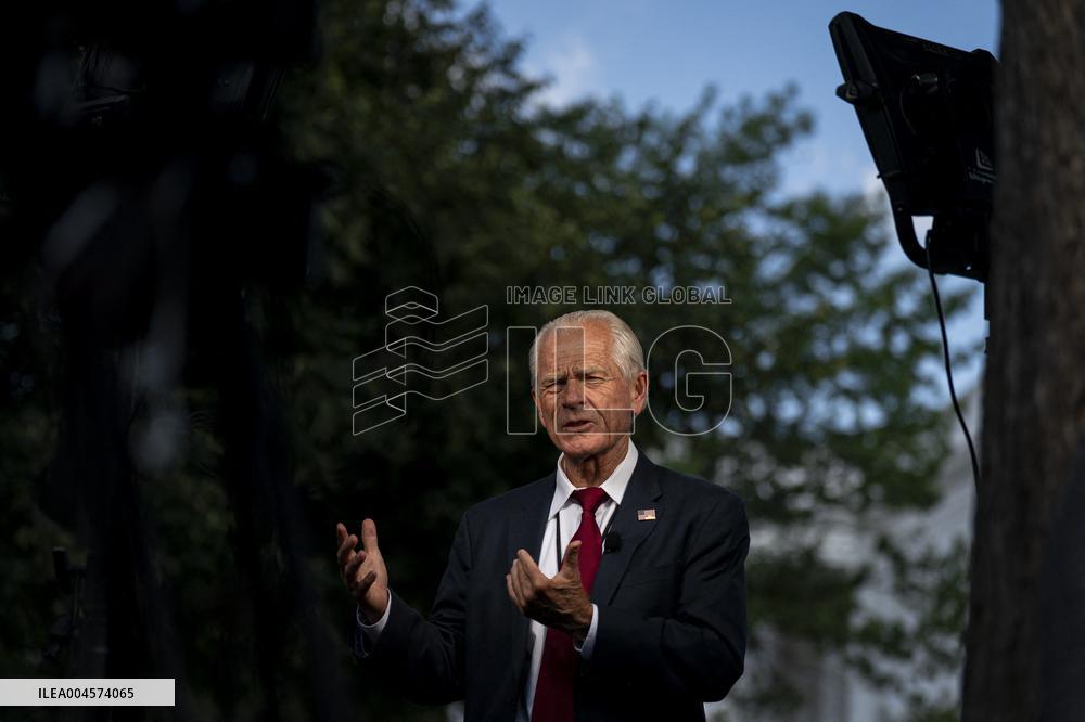 Peter Navarro Interview At The White House - DC