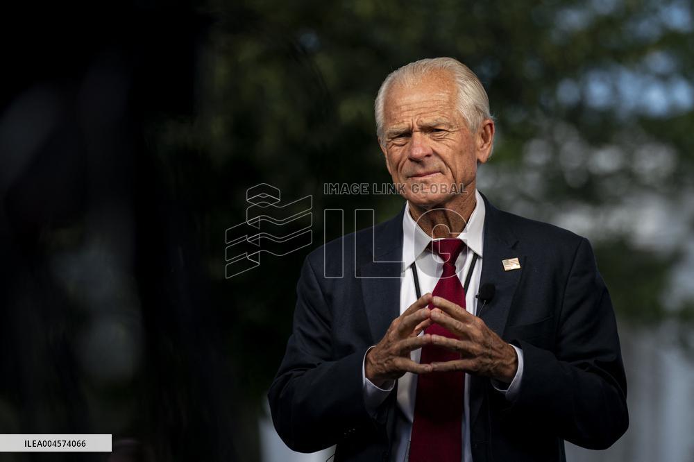 Peter Navarro Interview At The White House - DC