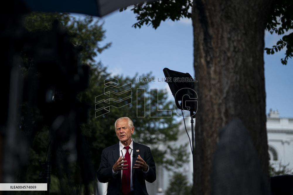 Peter Navarro Interview At The White House - DC
