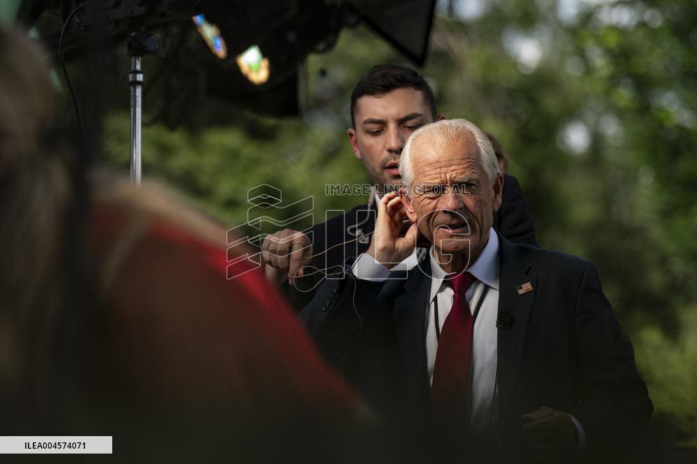 Peter Navarro Interview At The White House - DC