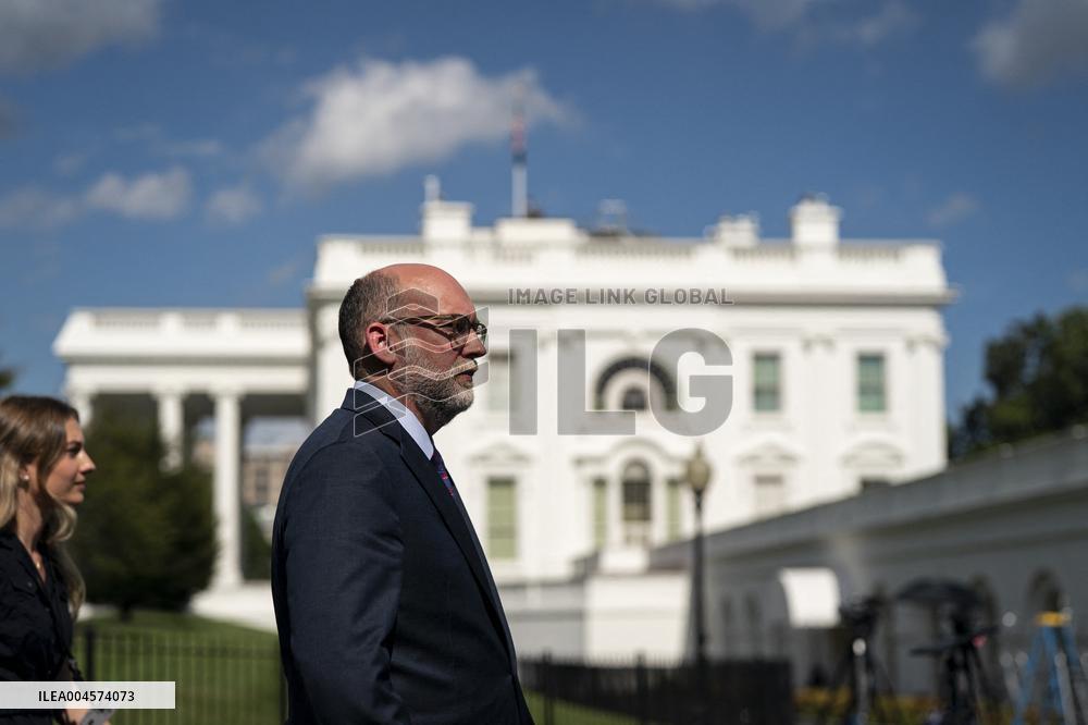 Russell Vought Interview At The White House - DC