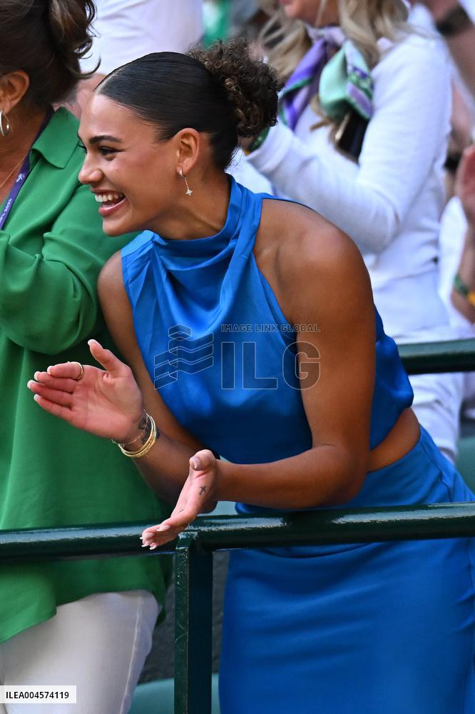 Wimbledon - Ben Shelton’s Girlfriend Trinity Rodman