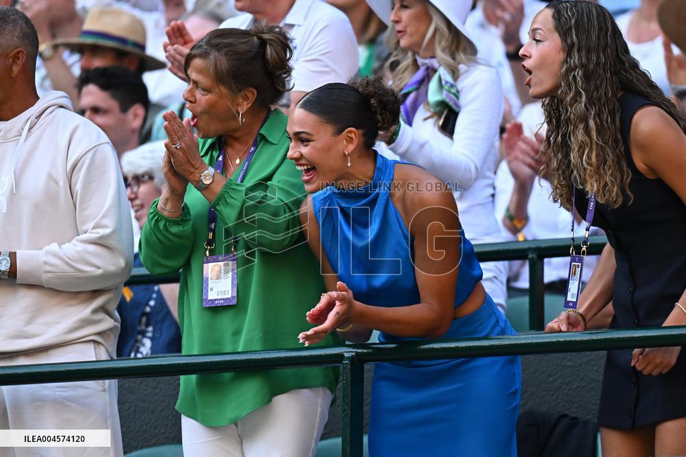 Wimbledon - Ben Shelton’s Girlfriend Trinity Rodman