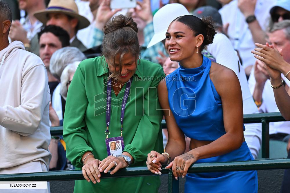 Wimbledon - Ben Shelton’s Girlfriend Trinity Rodman