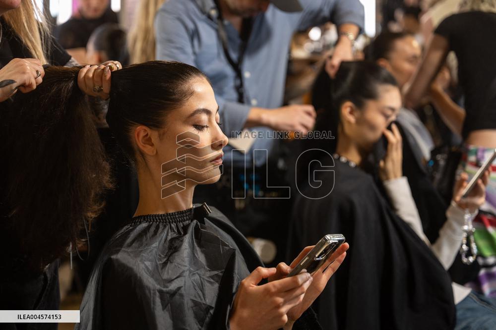 PFW - Georges Hobeika Backstage