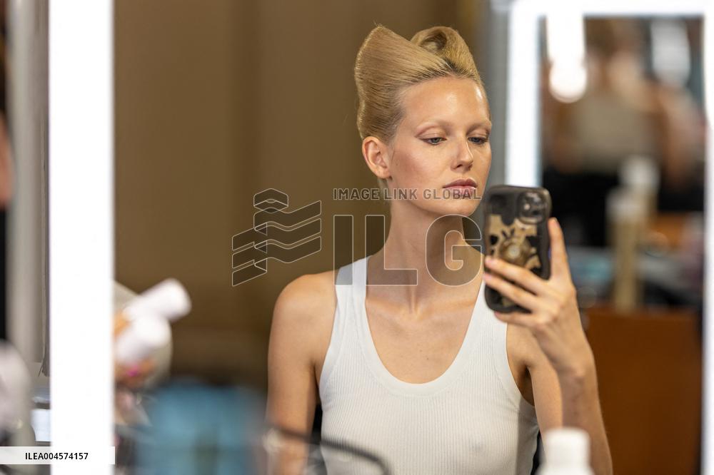 PFW - Georges Hobeika Backstage