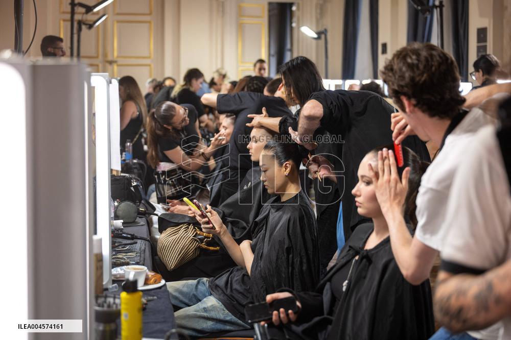 PFW - Georges Hobeika Backstage