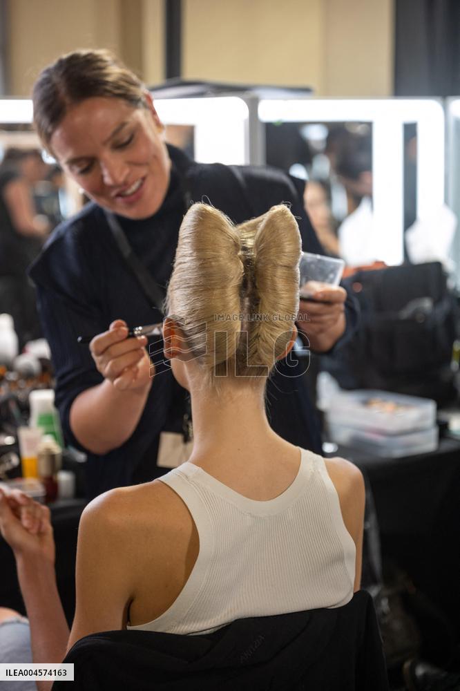 PFW - Georges Hobeika Backstage