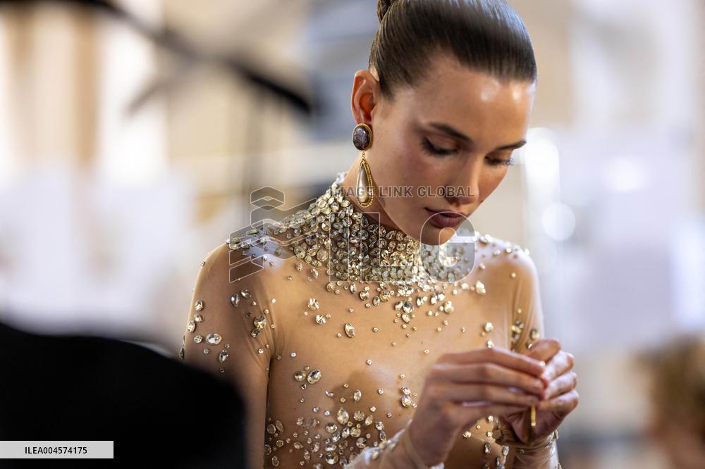 PFW - Georges Hobeika Backstage