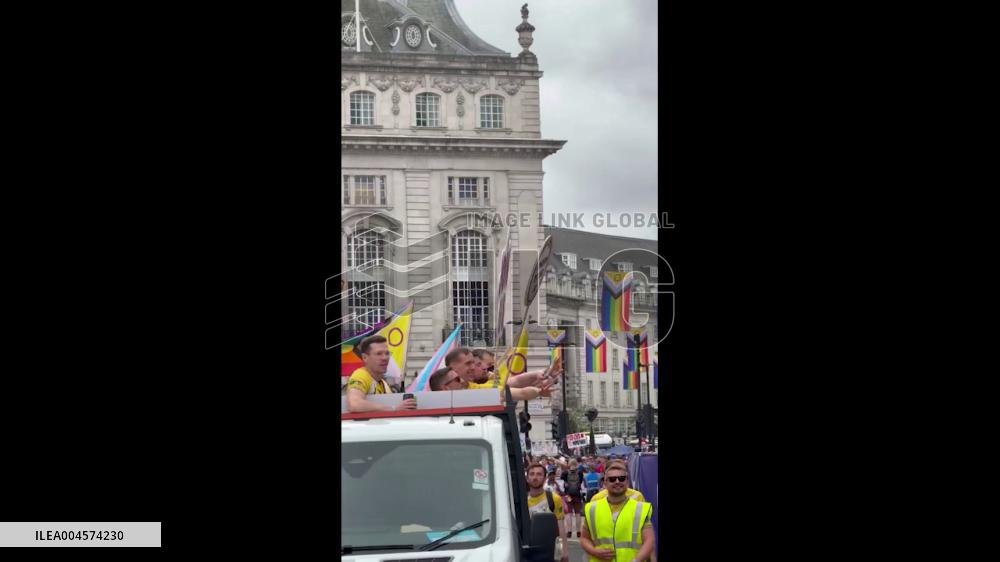 UK: Tens of Thousands Gather for London’s Annual Pride Parade 2