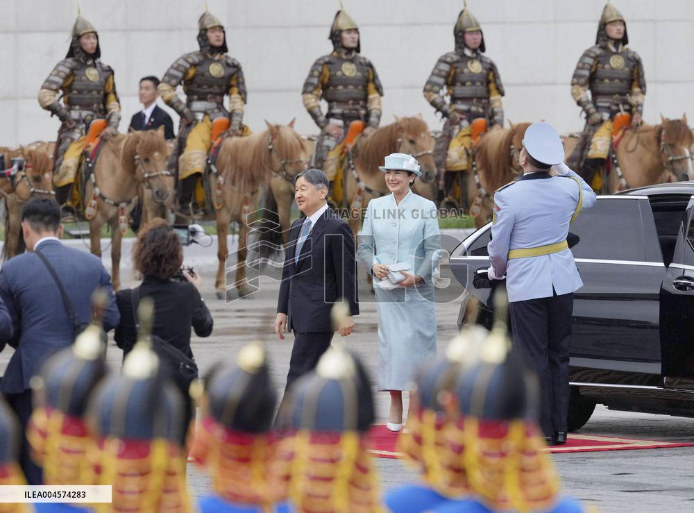 State visit of Japan's emperor, empress to Mongolia
