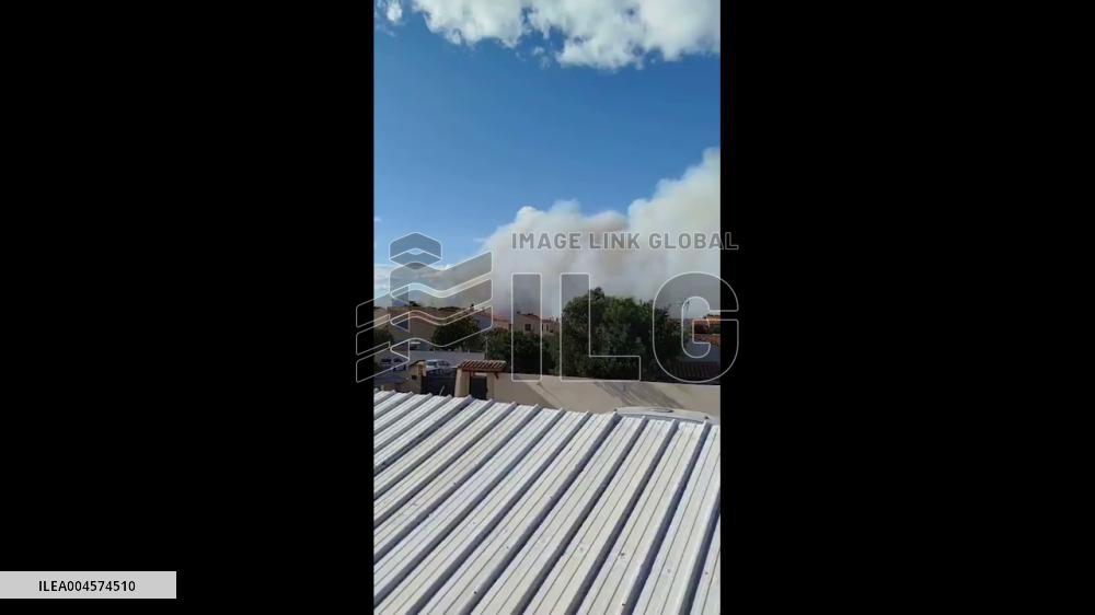 France: Wildfire Continues to Rage Near Narbonne, Aude