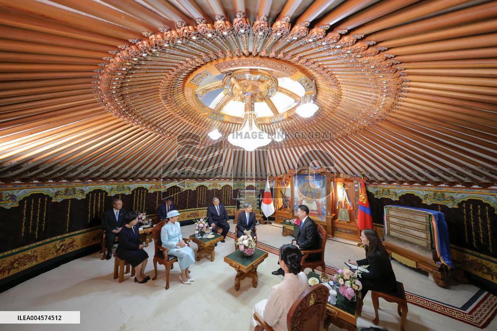 State visit of Japan's emperor, empress to Mongolia