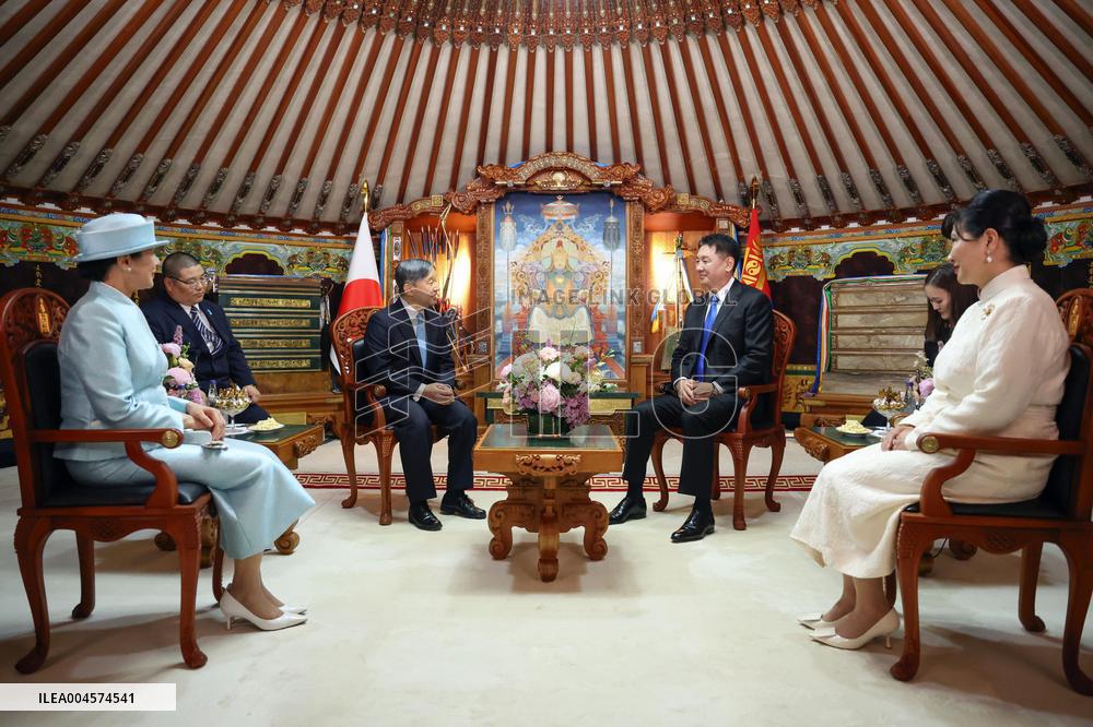 State visit of Japan's emperor, empress to Mongolia