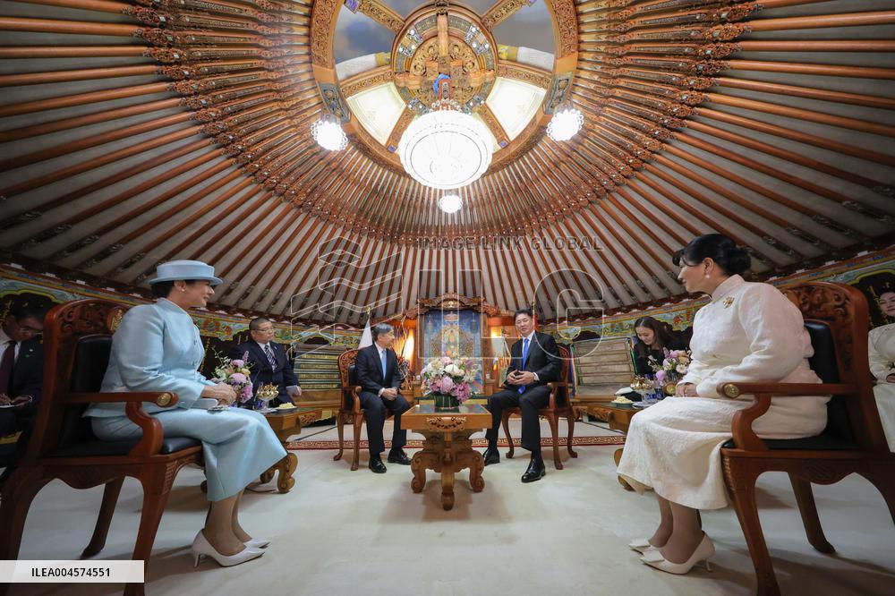 State visit of Japan's emperor, empress to Mongolia