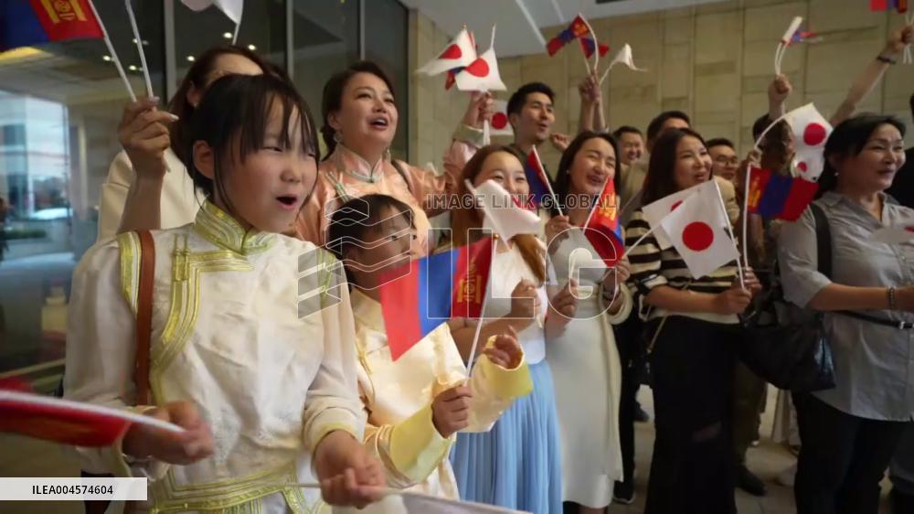 [Breaking News]Japan emperor's state visit to Mongolia