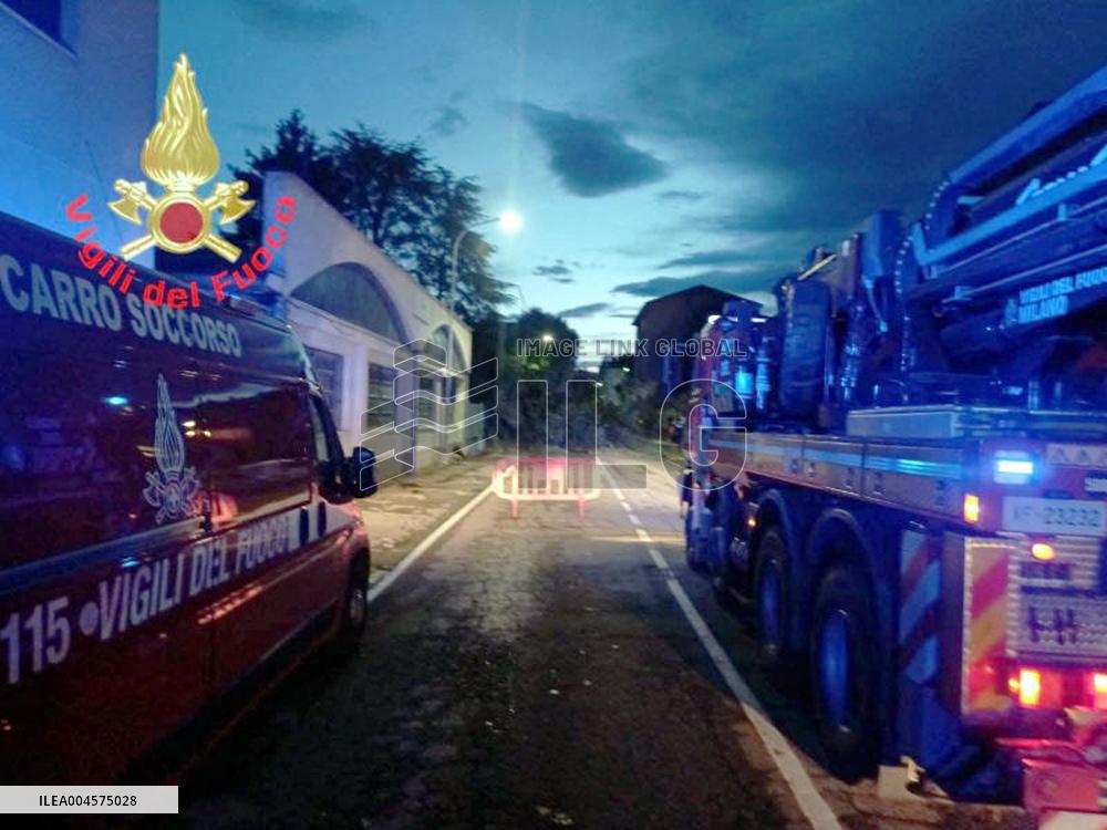 Severe Weather Causes Damage in Brianza - Italy