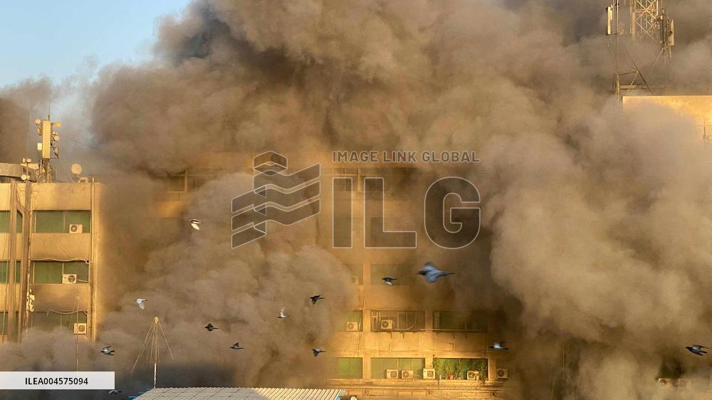 Cairo Telecommunication Building Fire - Egypt
