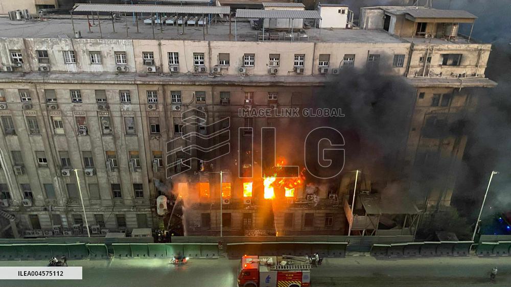 Cairo Telecommunication Building Fire - Egypt