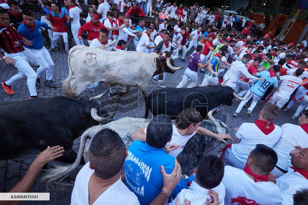 Second Running of the Bulls of the Fiestas of San Fermín 2025