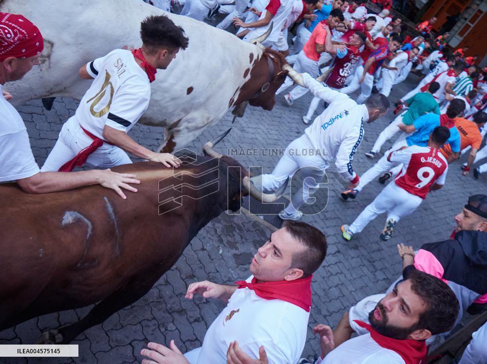 Second Running of the Bulls of the Fiestas of San Fermín 2025