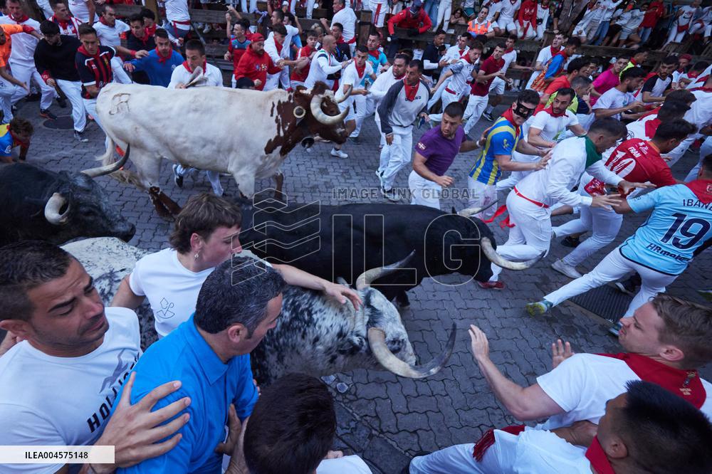 Second Running of the Bulls of the Fiestas of San Fermín 2025