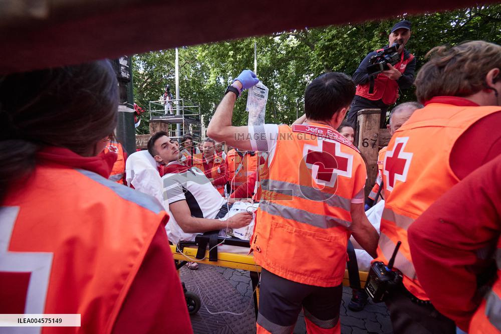 Second Running of the Bulls of the Fiestas of San Fermín 2025