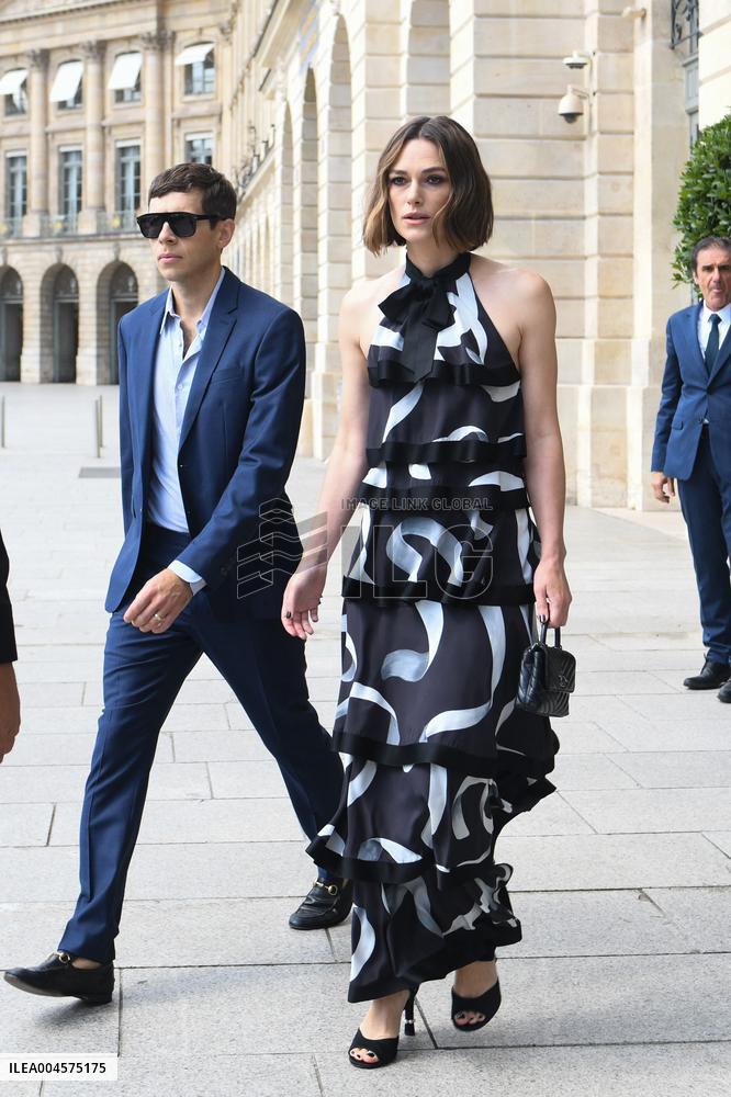 PFW - Keira Knightley Leaves Ritz