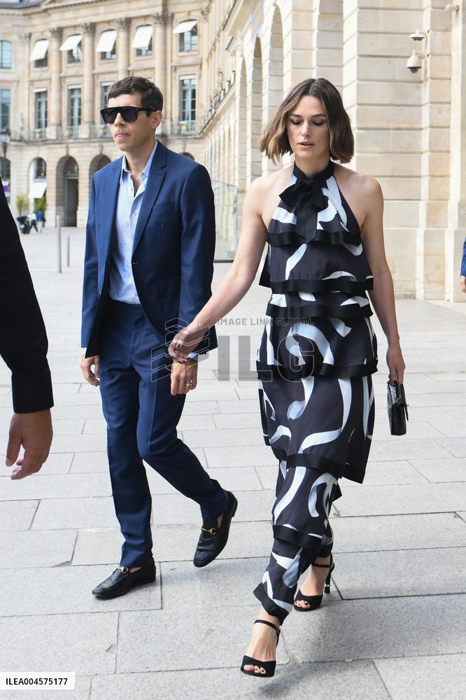 PFW - Keira Knightley Leaves Ritz