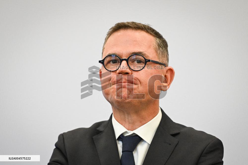 Presser at the French Interior Ministry - Paris