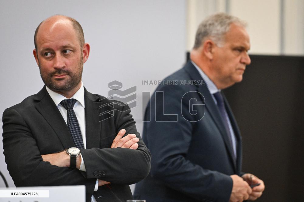 Presser at the French Interior Ministry - Paris